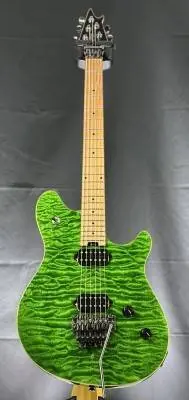 EVH - Wolfgang Standard QM, Baked Maple Fingerboard - Transparent Green