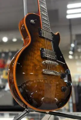 Epiphone - Les Paul Custom Widow Electric Guitar with Gigbag - Orange 2