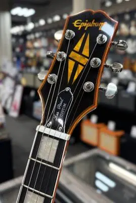 Epiphone - Les Paul Custom Widow Electric Guitar with Gigbag - Orange 2