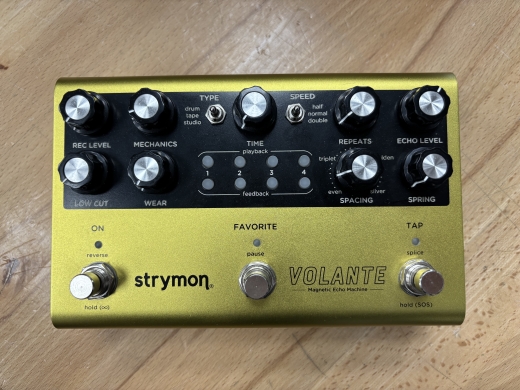 Strymon VOLANTE マグネティックエコーマシン strymon | VOLANTE | マグネティック・エコー・ディレイ | 製品情報