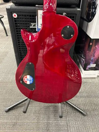 ESP LTD SINGLE CUT Q/M TOP TRANS BLK CHERRY 2