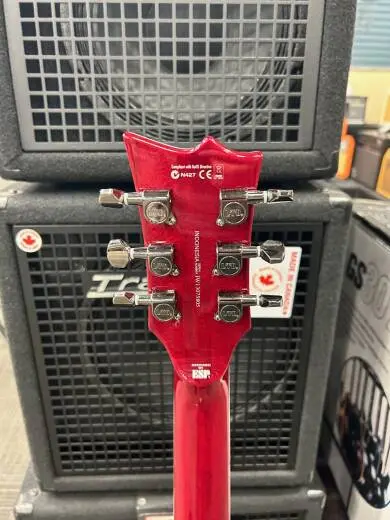 ESP LTD SINGLE CUT Q/M TOP TRANS BLK CHERRY 2