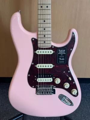 Fender -Player Stratocaster HSS Electric Guitar - Shell Pink 2