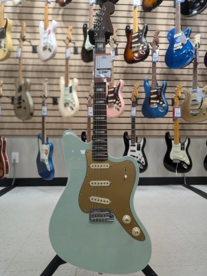 Fender - Parallel Universe Volume II Strat Jazz Deluxe Transparent Faded Seafoam Green