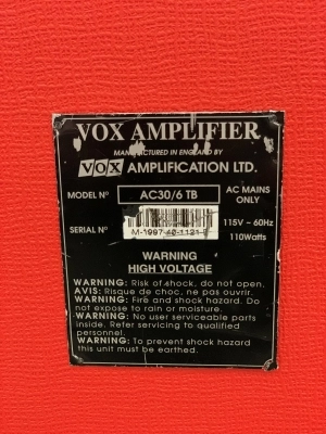 Vox AC30 amplifier 4