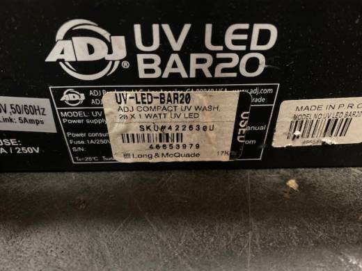 ADJ UV-LED BAR 20 2