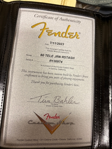 Fender Custom Shop  60 Tele JRN 2