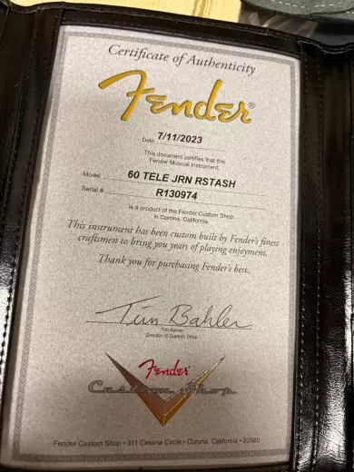 Fender Custom Shop 60 Tele JRN 7
