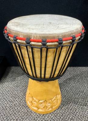 AFRICAN LARGE DJEMBE 11.5X22