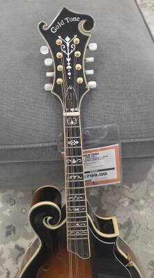Gold Tone GM-70+ Solid Wood F-Style Mandolin With Case