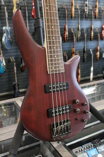Jackson Guitars - JS Series Spectra Bass JS3V, Laurel Fingerboard - Walnut Stain 2