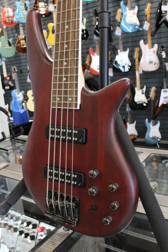 Jackson Guitars - JS Series Spectra Bass JS3V, Laurel Fingerboard - Walnut Stain 2