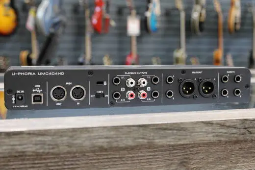 Behringer - U-Phoria UMC404HD Audiophile 4x4, 24-Bit/192 kHz USB Audio/MIDI Interface 2