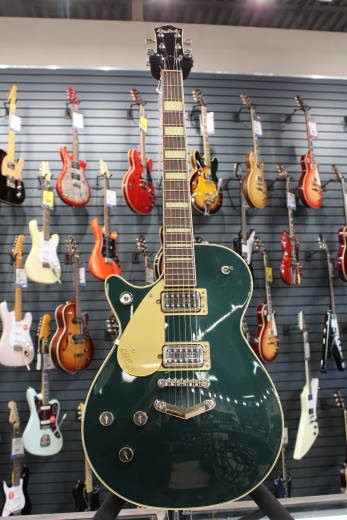 Gretsch Guitars - G6228LH Players Edition Jet BT with ''V'' Stoptail, Rosewood Fingerboard - Cadillac Green, Left-Handed