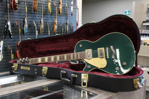 Gretsch Guitars - G6228LH Players Edition Jet BT with ''V'' Stoptail, Rosewood Fingerboard - Cadillac Green, Left-Handed 2