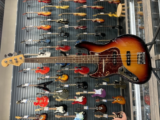 Fender - American Standard Left Handed Jazz Bass - Rosewood - 3 Tone Sunburst