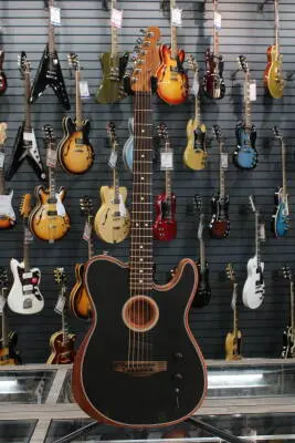 Fender - Acoustasonic Player Telecaster, Rosewood Fingerboard - Brushed Black