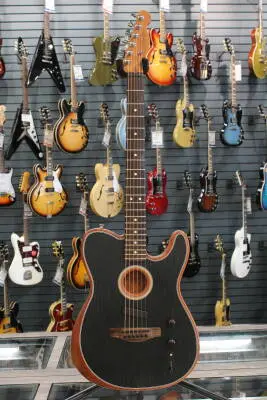 Fender - Acoustasonic Player Telecaster, Rosewood Fingerboard - Brushed Black 2