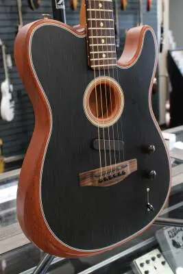 Fender - Acoustasonic Player Telecaster, Rosewood Fingerboard - Brushed Black 2