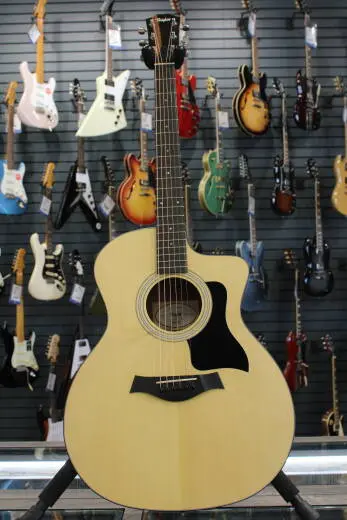 Taylor Guitars - 114ce-S Grand Auditorium Sitka/Spruce Acoustic/Electric Guitar with Gigbag