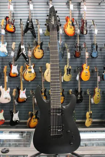 Jackson Guitars - JS Series Dinky Arch Top JS22-7 DKA HT, Amaranth Fingerboard - Satin Black