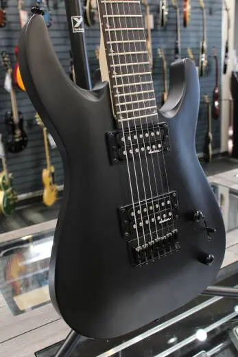 Jackson Guitars - JS Series Dinky Arch Top JS22-7 DKA HT, Amaranth Fingerboard - Satin Black 2