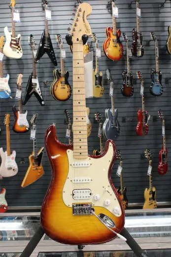 Squier - Affinity Series Stratocaster FMT HSS, Maple Fingerboard - Sienna Sunburst
