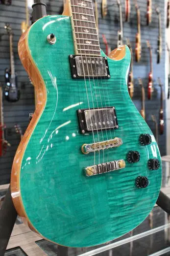 PRS Guitars - SE McCarty 594 Singlecut Electric Guitar with Gigbag - Turquoise 2