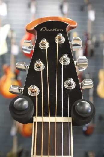 Ovation - Celebrity Elite Exotic Super Shallow Composite-Body Acoustic/Electric Guitar - Koa Burst 2