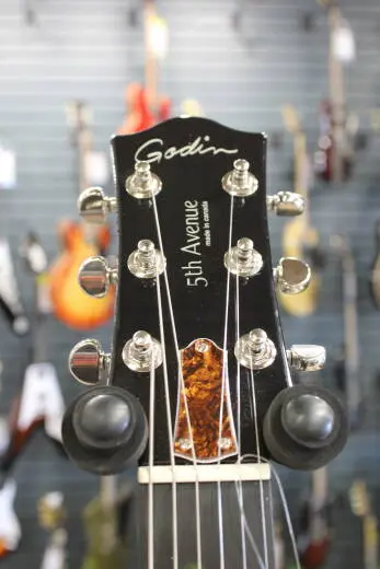 Godin Guitars - 5th Avenue Night Club Hollowbody Guitar - Indigo Blue 2