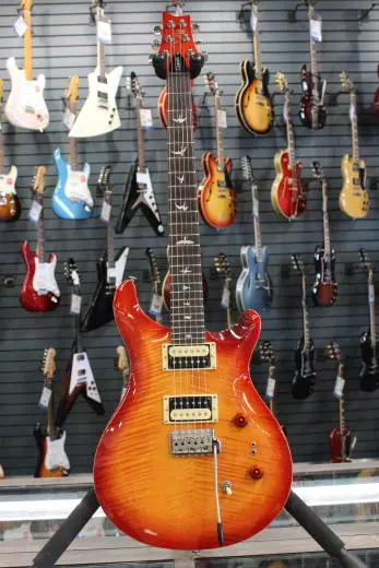 PRS Guitars - SE Custom 24-08 Electric Guitar with Gigbag - Charcoal Cherry Burst