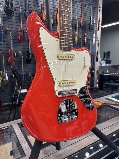 Store Special Product - Fender - Player II Jaguar, Rosewood Fingerboard - Coral Red