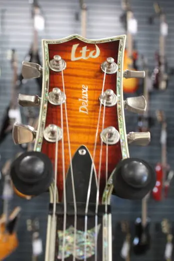 ESP Guitars - LTD EC-1000 Electric Guitar - Amber Sunburst 2