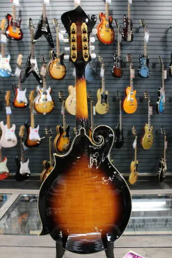 Gold Tone - GM-70+ Solid Wood F-Style Mandolin with Case 2