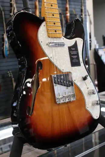 Fender - Vintera II 60s Telecaster Thinline, Maple Fingerboard - 3-Color Sunburst with Gig Bag 2