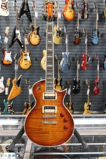 ESP Guitars - LTD EC-1000 Electric Guitar - Amber Sunburst