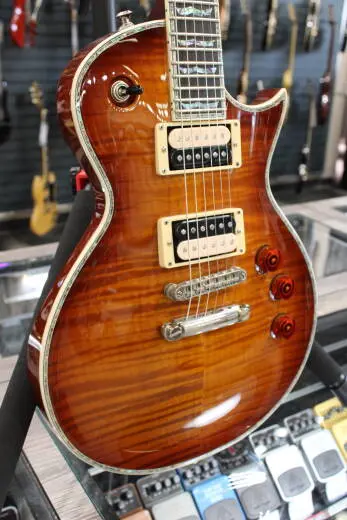 ESP Guitars - LTD EC-1000 Electric Guitar - Amber Sunburst 2