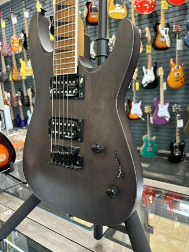 Jackson Guitars - JS Series Dinky Arch Top JS24 DKAM, Caramelized Maple Fingerboard - Black Stain 2