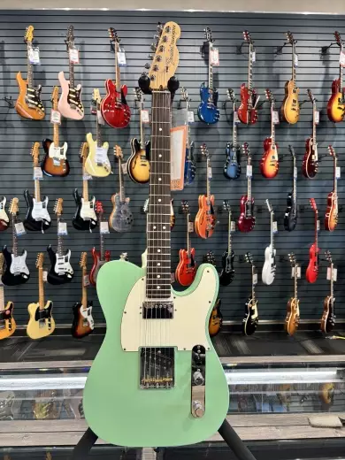 Store Special Product - Fender - American Performer Telecaster Humbucker, Rosewood Fingerboard - Satin Surf Green