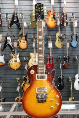 Epiphone - Alex Lifeson Les Paul Axcess Standard w/Case - Viceroy Brown