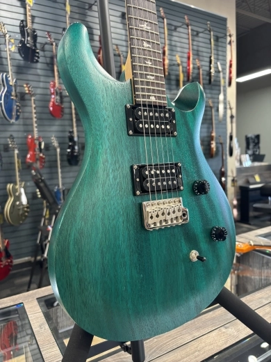 PRS Guitars - SE CE 24 Standard Satin Electric Guitar with Gigbag - Turquoise 2