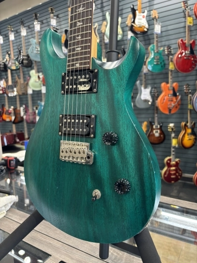 PRS Guitars - SE CE 24 Standard Satin Electric Guitar with Gigbag - Turquoise 3