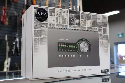 Universal Audio - Apollo x4 Heritage Edition - Desktop 12x18 Thunderbolt 3 Audio Interface w/UAD-2 QUAD Core Processing