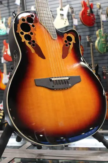 Store Special Product - Ovation - Standard Elite 12 String Deep Acoustic/Electric - New English Burst