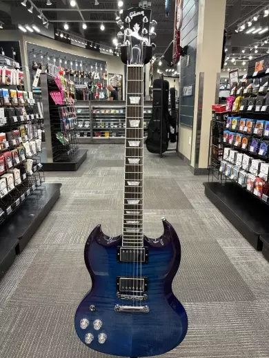 Store Special Product - Gibson - SG Modern Left-Handed - Blueberry Fade