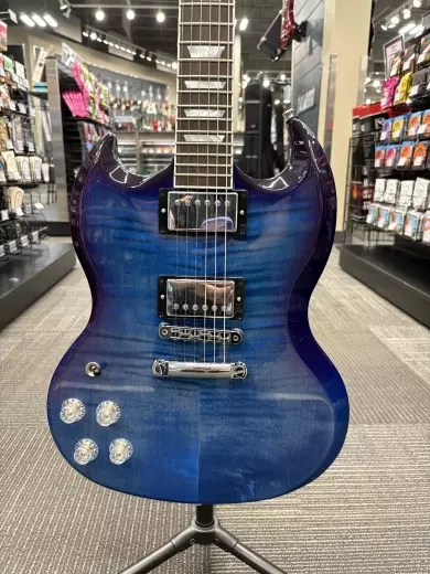 Store Special Product - Gibson - SG Modern Left-Handed - Blueberry Fade
