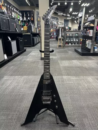 Store Special Product - Kramer - Night V with Floyd Rose - Satin Black