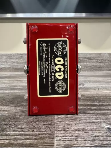 Fulltone Custom Effects - Limited Edition OCD V2 Overdrive Pedal - Candy Apple Red 2