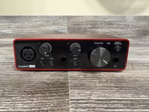 Focusrite - Scarlett Solo 3rd Gen USB Audio Interface