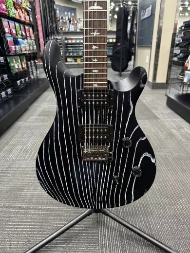 PRS Guitars - Limited Edition SE Swamp Ash CE 24 Electric Gutiar with Gigbag - Sandblasted White 2